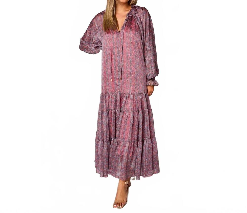 NEW BUDDYLOVE greta flowy maxi dress in forget me not